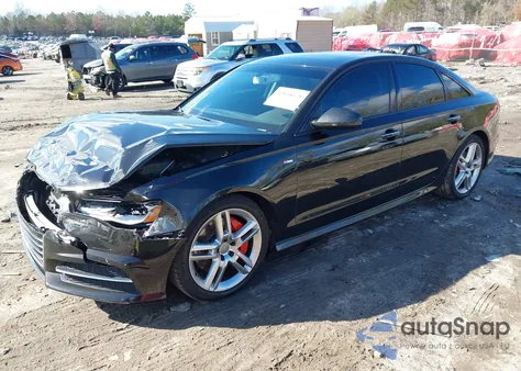 2016 Audi A6 2.0T Premium Plus z USA, uszkodzony, nr VIN WAUDFAFCXGN052737